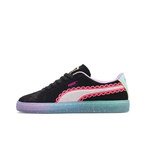 SOPHIA WEBSTER X PUMA Suede Series Low Топ Скейтборд Кроссовки Женские Черный Розовый