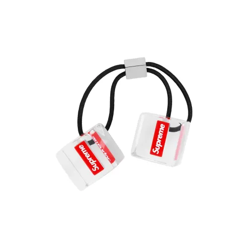 Supreme Акриловые резинки для волос Унисекс Белый