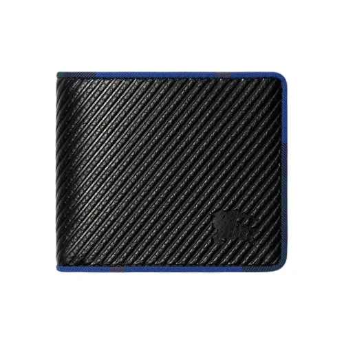 Burberry HERITAGE Series Кошелек из коровьей кожи кошелек для монет унисекс черный