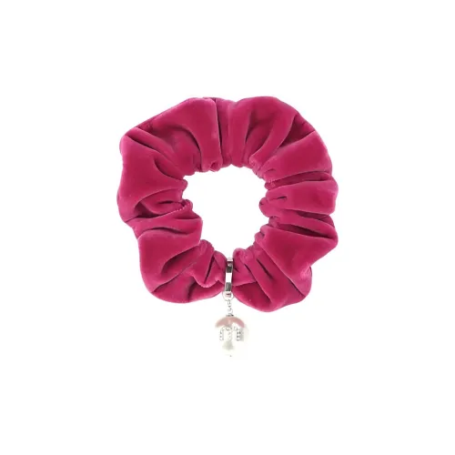 MIU MIU Резинка для волос с спиральным дизайном, розовая, женская