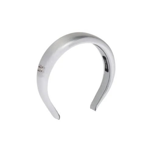 MIU MIU Ободки для волос Женские Серебряные