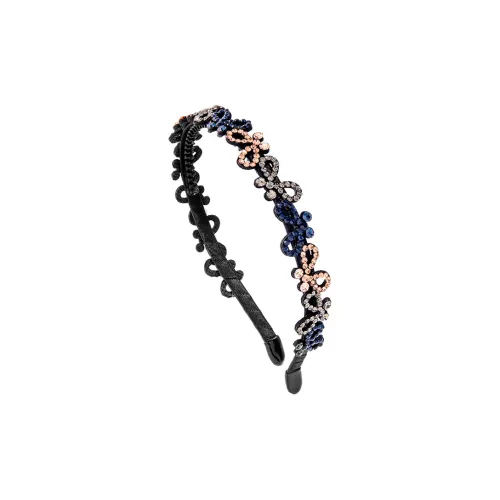 ROYALSASA Искусственный кристалл сплав ободки для волос женские