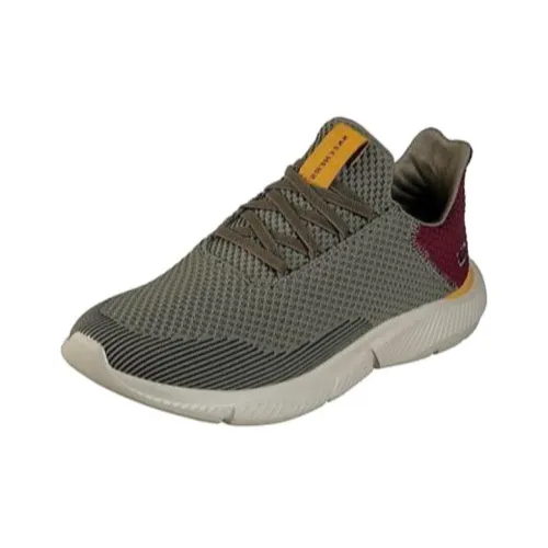 Skechers Ingram Аbrasion Resistant Дышащие Низкие Кроссовки для Бега Мужские Зеленые