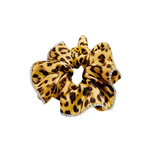 SILKY MIRACLE Шелковые резинки-спирали для волос с леопардовым принтом Повязка на голову Женская