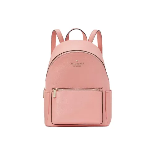 Kate Spade Leila Stone Leather Backpack Women's Peach Pink Кейт Спейд Лила Стоун Лерер Рюкзак Женский Персиковый Розовый