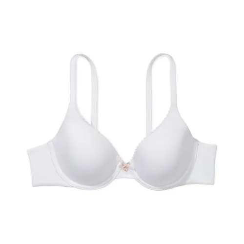 Victoria's Secret Центральная часть By Victoria Коллекция 7443 Дышащий Легко Подкладанный Полный Покрытие Бюстгальтер Женский Белый