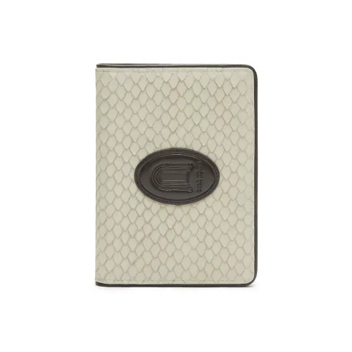 STAR TOWN Коровья кожа Слот для паспорта и карты Кошелек Стандартный Унисекс Скульптура Белый Асфальтово-серый