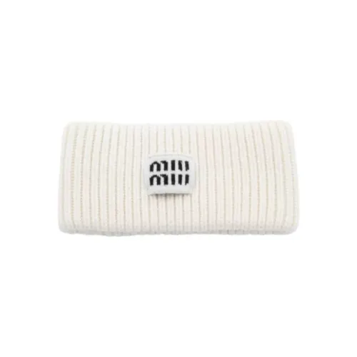 MIU MIU Резинки для волос Женские Белые