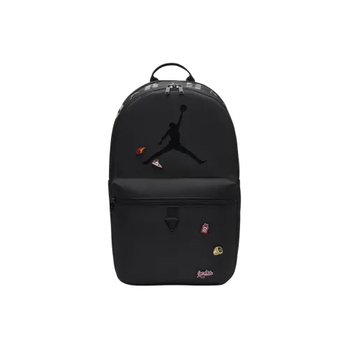 Jordan Polyester Backpack Standard Unisex Black Джордан Полиэстер Рюкзак Стандартный Унисекс Черный