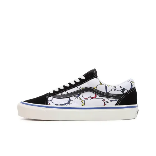 VANS Old Skool Collection Anaheim Factory 36 DX Low Скейтборд Кроссовки Унисекс Черный Белый