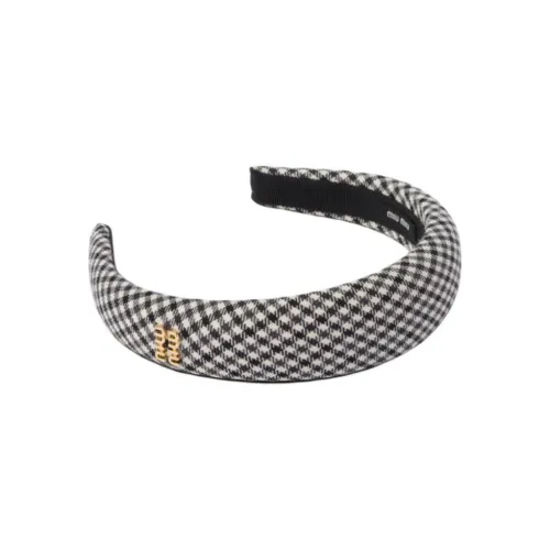 MIU MIU Ободки для волос Женские Черный