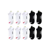 6 пар Белый + 4 шт Черный