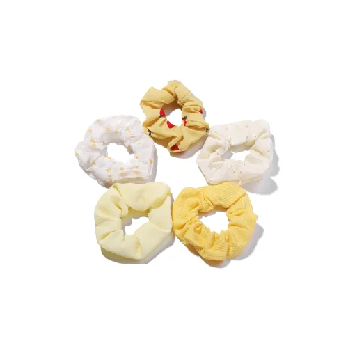 Clect Резинка для волос Женская Желтая Бежевая