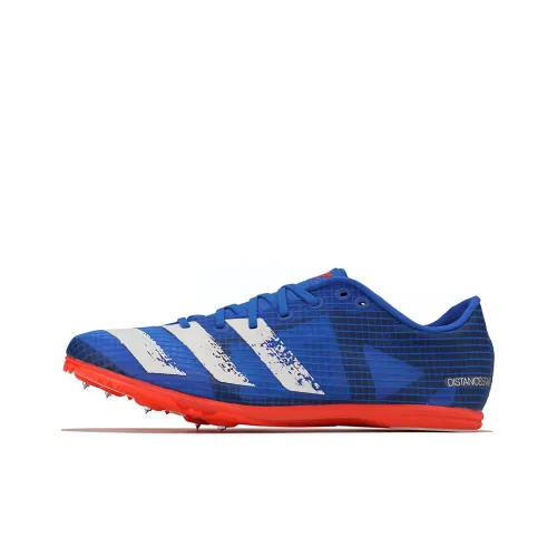 Adidas Distancestar Износостойкие Дышащие Низкие Беговые кроссовки Унисекс Синие