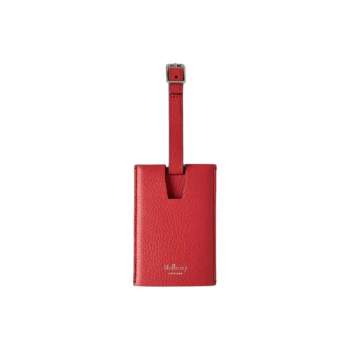 Mulberry Коровья кожа Бирки для багажа Гибискус Красный Женские