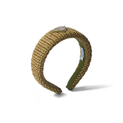 PRADA Ободки для волос Женские Оливково-зеленый