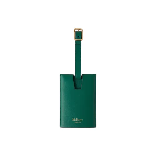 Mulberry Microfiber Leather Luggage Tag Женские Peacock Green