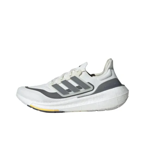 Adidas Ultraboost Light Low Топ Марафон Тренировки Бег на длинные дистанции Обувь Мужская Белый Серый