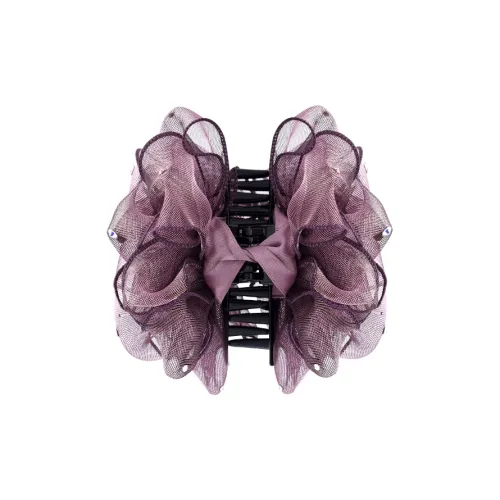 UNABERRY Шелк Шифон, Акрил, Искусственные Кристальные Заколки для волос Женские