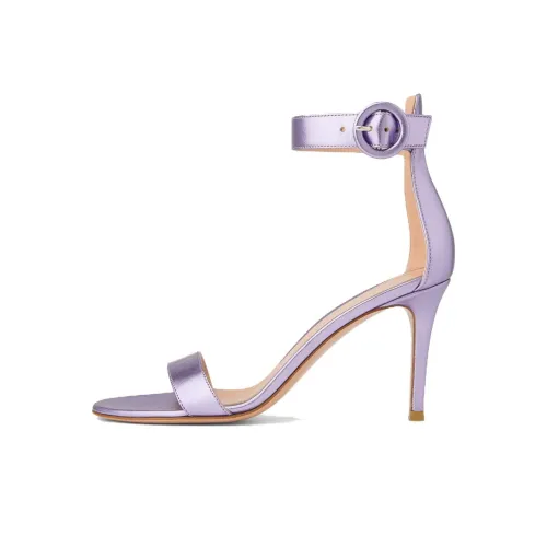 GIANVITO ROSSI Portofino Повседневные Сандалии 8,5 см Женские Фиолетовые