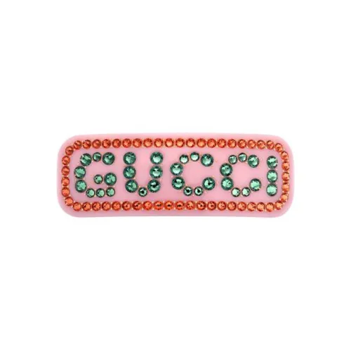 GUCCI Смола, Кристальные Заколки для волос Розовые Женские