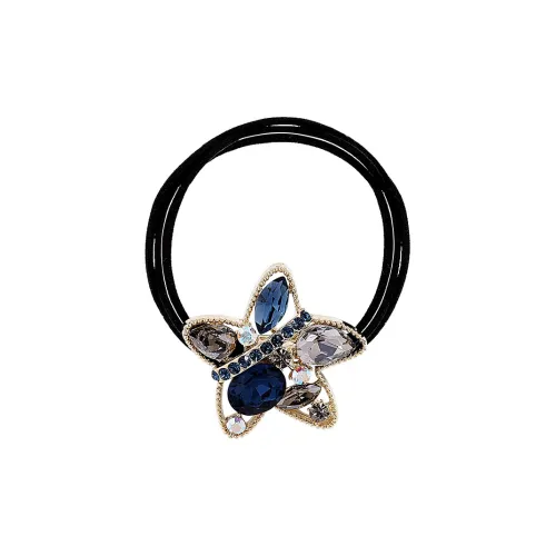 ROYALSASA 3 Струка Резиновая лента Искусственный кристалл Резинка для волос Резинка для волос Женская