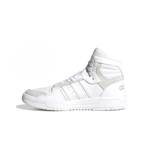 Adidas Neo ENTRAP MID Устойчивый к истиранию Баланс MID Топ Скейтборд Кроссовки Мужские Белый Серый