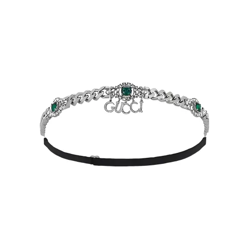 GUCCI Interlocking Ткань Ободки для волос Черный Женские