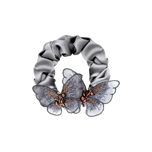 ROYALSASA Сплав Искусственный кристалл Ткань Резинка для волос Женские