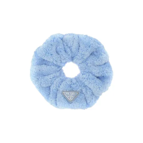 PRADA Ткань Резинки-спирали для волос Светло-синий Женские
