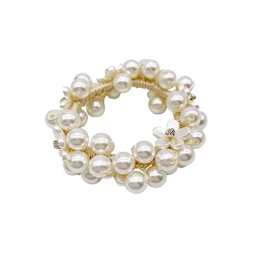 ZUOOU Нейлон + Искусственный жемчуг + Стразы Резинки-спирали для волос Женские