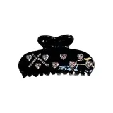 Заколка для волос Enchanting Heart, черного цвета