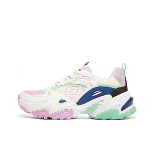 Skechers Stamina V2 Low Топ Кроссовки с Толстой Подошвой Женские Многоцветные