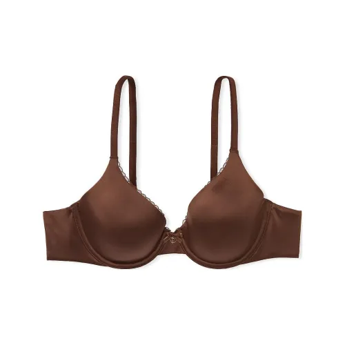 Victoria's Secret BODY By Victoria Коллекция 7443 Дышащий Легко Подкладанный Полный Покрытие Бюстгальтер Женский Темно-Коричневый