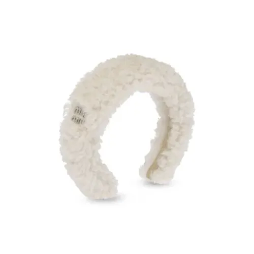 MIU MIU Ободки для волос Женские Белые