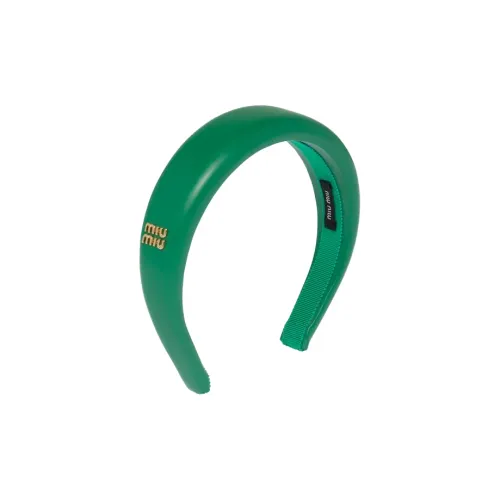 MIU MIU Ободки для волос Женские Зеленый
