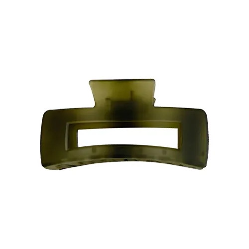 SENDME Акриловые заколки для волос, матовый зеленый, стиль квадрат, женские