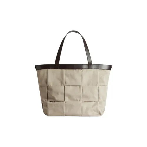 Bottega Veneta Smooth Canvas Tote Bag Tote Bag Shopping Bag Large Men's Natural Brown