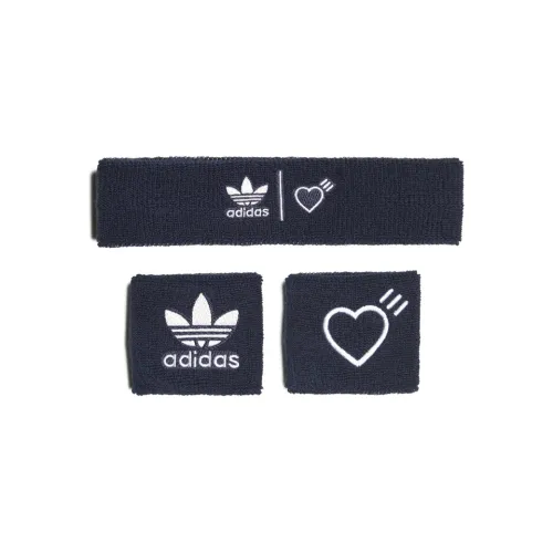 Adidas Originals Переработанный полиэстер Резинки для волос Унисекс Черный