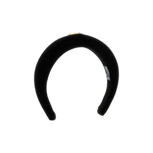 PRADA Вельвет Ободки для волос Женские Черный