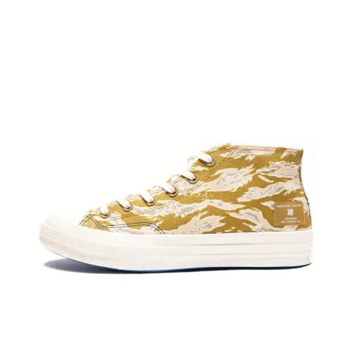 UNDEFEATED x Converse Chuck Taylor All Star MID Топ Кеды Унисекс Пустынный Желтый