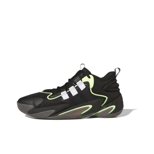 Adidas BYW Select Slip Resistant Abrasion Resistant Low Топ Баскетбольные кроссовки Унисекс Черный белый
