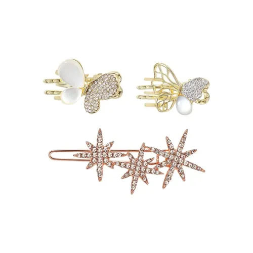 CHIMERA Сплав Искусственный Опал Искусственный Хрусталь Заколки для Волос Женские