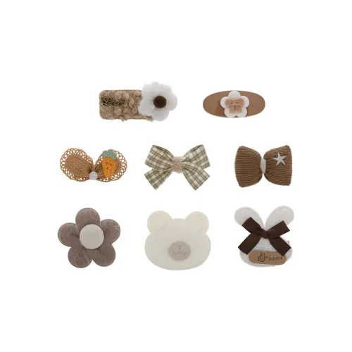 ROYALSASA Хлопок лен смесь акрил заколки для волос детский