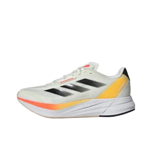 Adidas Duramo Speed Устойчивый к истиранию Дышащий Низкий Топ Тренировочный Спринт Гоночные Кроссовки Мужские Бежевые Черные