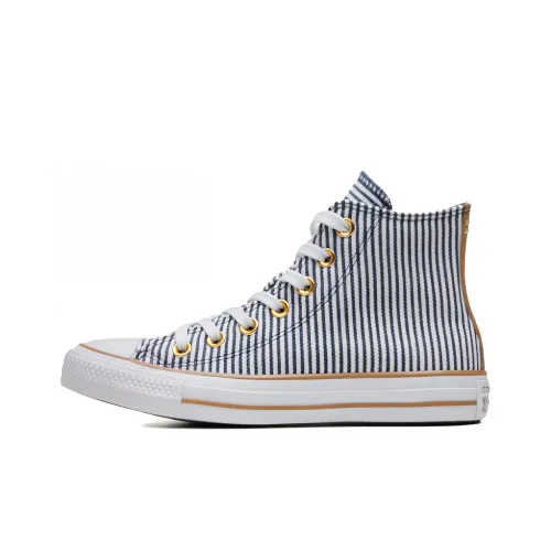 Конверс All Star Износостойкие Дышащие Высокие Кеды Женские Черно-Белые