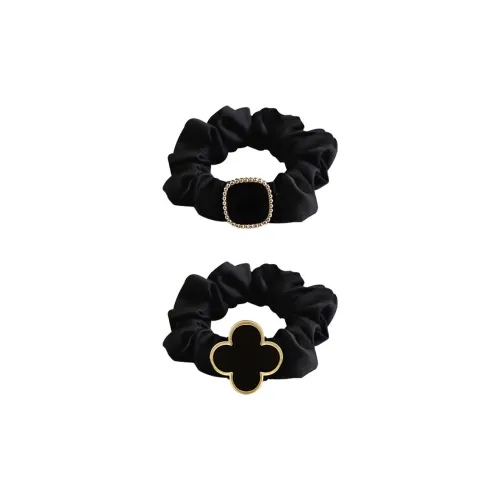 SENDME Сплав Резинки-спирали для волос Геометрическая Резинка для волос Двухкомпонентный Набор Женские