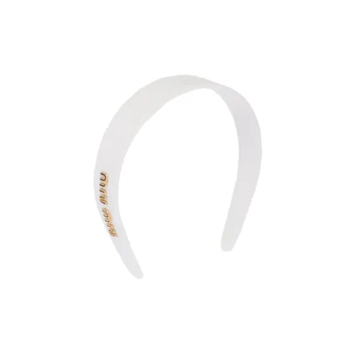 MIU MIU Ободки для волос Женские Белые
