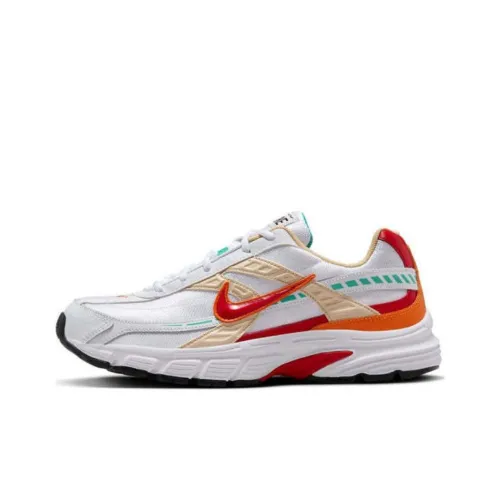 Nike Initiator Slip Resistant Abrasion Resistant Легкий Низкий Топ Повседневные Беговые кроссовки Мужские Белый Красный