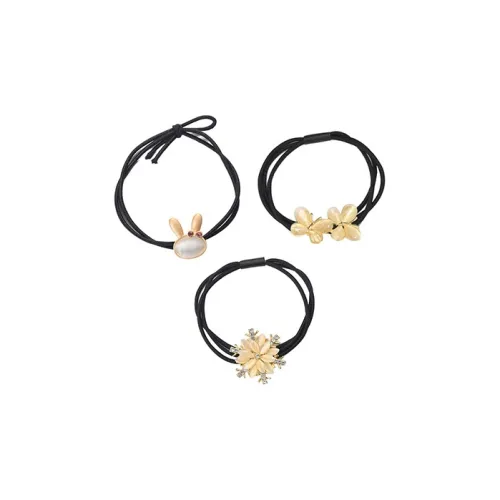 Left Europe Нейлон Сплав Искусственный Опал Резинки-спирали для волос Женские